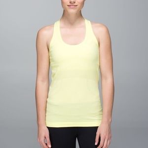Lululemon Swiftly Tank Sheer Lemon (Neon Yellow)
